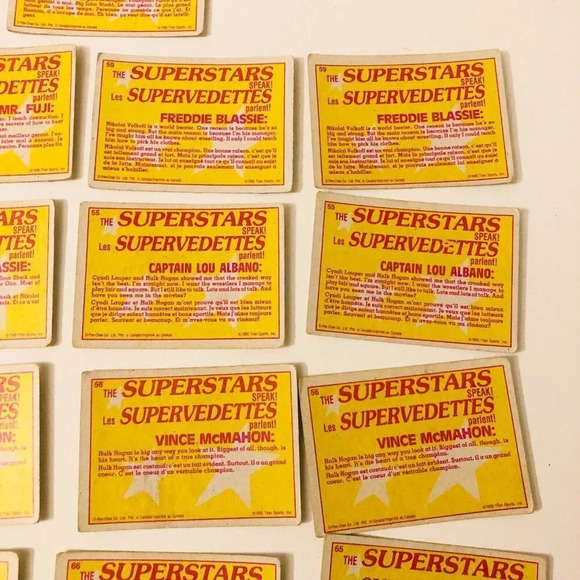 1985 WWF O Pee Chee  Wrestling Cards Superstars Speak Lot of 21 - Picture 15 of 16